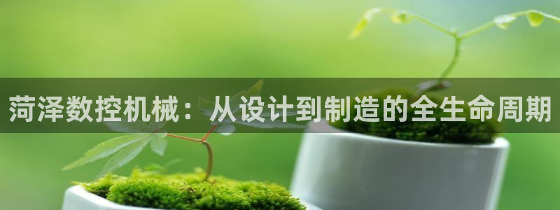 菲律宾天辰娱乐：菏泽数控机械：从设计到制造的全生命周期