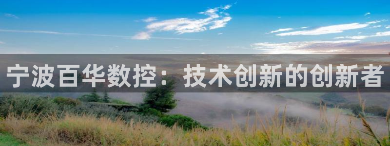 天辰娱乐 728567：宁波百华数控：技术创新的创新者