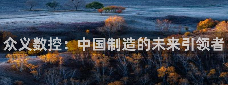 天辰2娱乐：众义数控：中国制造的未来引领者